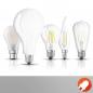 Preview: 3er Sparpack leistungsstarke OSRAM E27 LED Lampen matt 19W wie 150W Tageslichtweiß